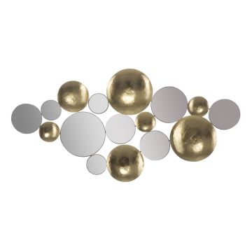 Wall decor panel Gold Mirror Glam, Gold, 118 × 60 × 2.5 cm