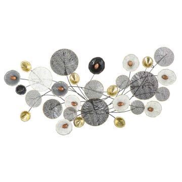 Wall decor panel Grid, Multicolor, 135 × 69 × 7.5 cm