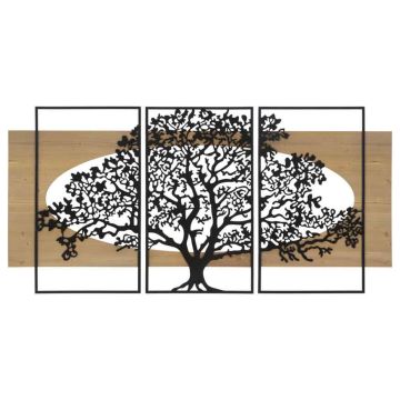 Wall panel set Tree, 3 pcs, 176 × 2 × 90 cm