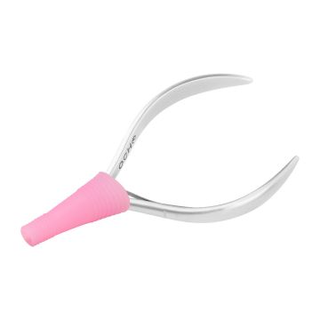 Silicone clipper blade protectors, 2 pcs, Pink, 49 × 10 mm
