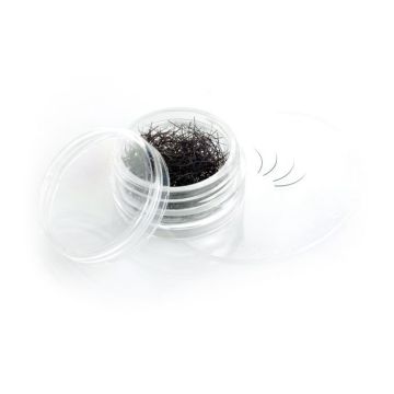 Synthetic eyelash extension set SYIS, J shape