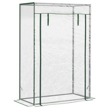 Szklarnia transparentna Outsunny 100x50x150cm, kolor zielony