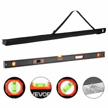 Digital level VEVOR HC918S, 1200 × 30 × 64.5 mm