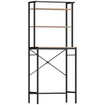 Szafka pod pralkę, 3 półki, 67 × 40 × 161,8 cm