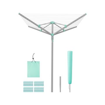SONGMICS clothes dryer, 45 m rope, 139.3 × 181.5 × 139.3 cm