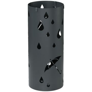 Stojak na parasole Homcom 17x17x41cm, ciemnoszary
