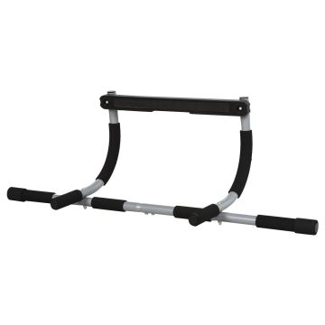 Door crossbar Homcom 92x40x17cm., black/gray