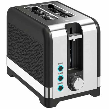 Toaster, 2 slices, 7 levels, 26.4 × 18.9 × 15.6 cm