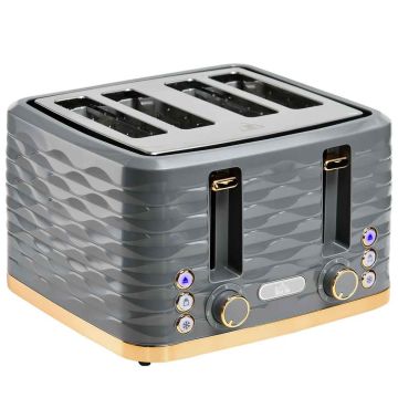 Toaster, 4 slices, 7 browning levels, 29.2 × 27.5 × 18.9 cm