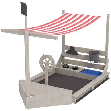 Sandbox with roof 180x103x144.5cm., various colors