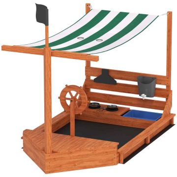 Sandbox with roof 180x103x144.5cm., various colors