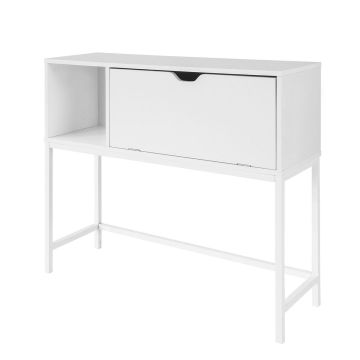 Konsola 92x30x80cm, biała