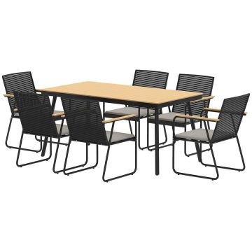 Zestaw mebli ogrodowych Outsunny, 7 elementów, różne kolory