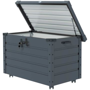 Garden box Outsunny 100x62x65cm., dark gray