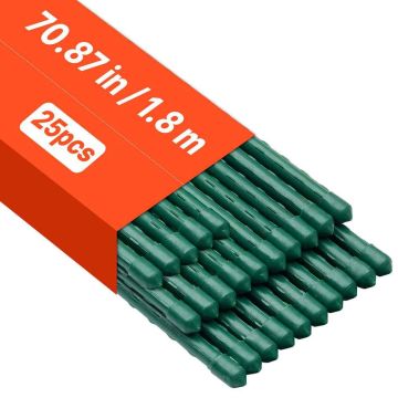 Paliki ogrodowe VEVOR CSP11-1800-25, 25 szt., Ø11 × 1800 mm