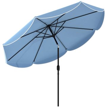 Parasol ogrodowy, 3 pozycje, Ø265 × 235 cm