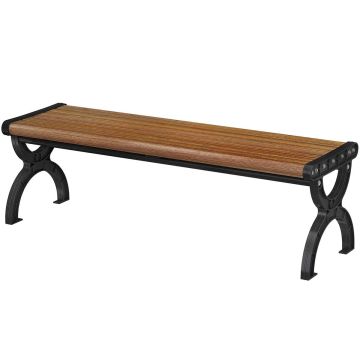 Ławka ogrodowa 2-osobowa, 124 × 39 × 39 cm