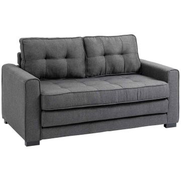 Диван-кровать Homcom 147,5x75x85см, темно-серого цвета