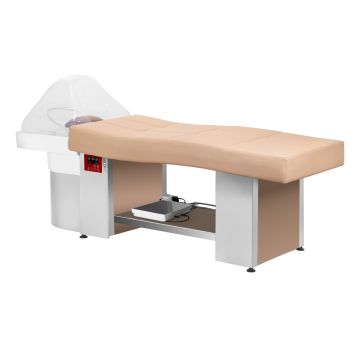 SPA bed Gabbiano Head Spa 017, with washing station, Sand