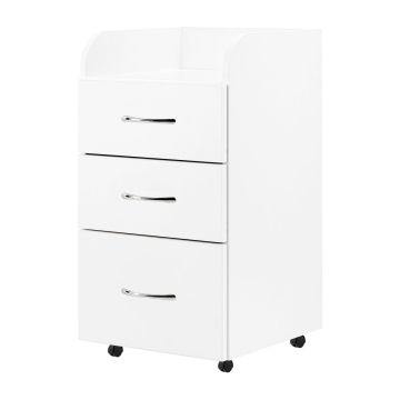 Beauty salon cabinet "ActiveShop", 3 drawers, White
