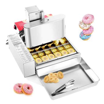 Donut making machine VEVOR ZDT-6-EU, 6 rows, 63.5 × 29.5 × 59 cm