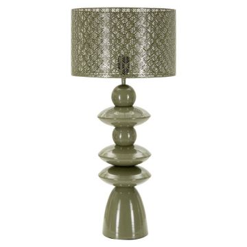 Lampa stołowa, 1 źródło światła, zielona