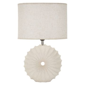 Lampa stołowa Anemone, 1 źródło światła, Piasek, 32 × 49 × 24,5 cm