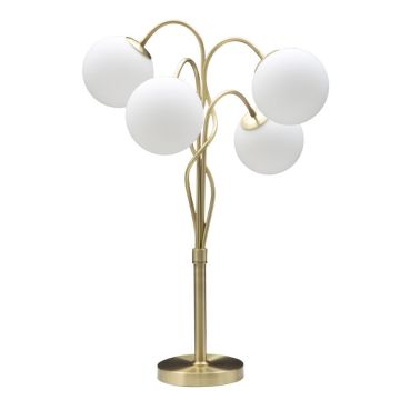 Table lamp GLAMY, 4 light sources, 53 × 74 × 53 cm