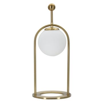 Table lamp Glamy Arc, 1 light point, 21 × 50 × 21 cm