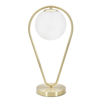 Table lamp GLAMY DROP, 1 light source, 25 × 50 × 18 cm