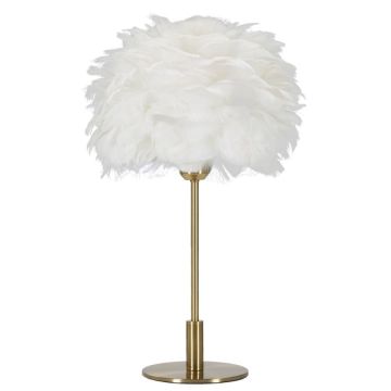 Lampa stołowa Mauro Ferretti Ball Feather, 1 gniazdo E27
