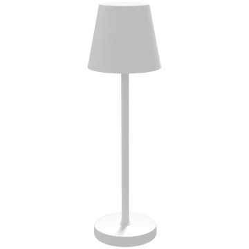 Table lamp Homcom 11.2x11.2x36.5cm., white