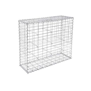 Gabion 100 x 80 x 30 cm. GGB183, kolor srebrny