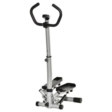 Stepper Homcom 55x53x128cm., srebrny/czarny