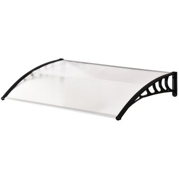 Canopy over the door Outsunny 90x150x25cm., white/black