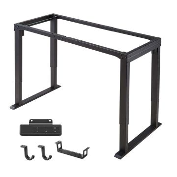 Stelaż biurka stojącego VEVOR JC35TF-R102R, 2 silniki, czarny, 126 × 68 × 70–117 cm