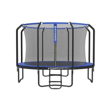 Trampoline 244 cm with safety net and steps