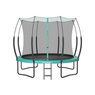 Trampoline 305x256cm., black/yellow