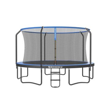 Trampoline 427x270cm., black/blue