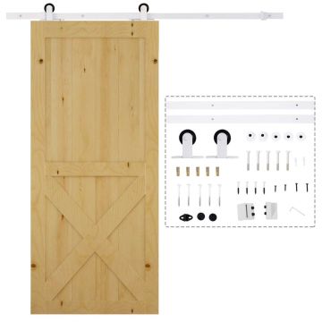 Sliding door track kit, 183 × 4 × 0.6 cm