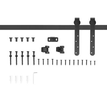 Sliding door hardware set, 180 × 2.5 × 0.3 cm