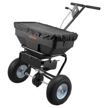 Push spreader VEVOR 2036, 59 kg, 30 settings, 101 × 72 × 78 cm
