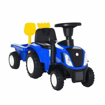 Каталка детская Homcom 91x29x44см, синий/черный