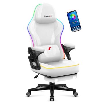 Fotel obrotowy Force 4.6 RGB biały