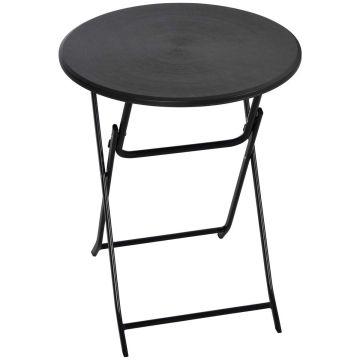 Folding outdoor table Outsunny 60x60x73cm., black