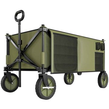Folding handcart Outsunny 108x55x93cm., dark green/black