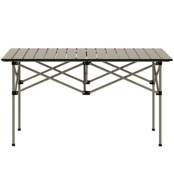 Stolik turystyczny składany, 2-osobowy, Sand, 95 × 55 × 50 cm
