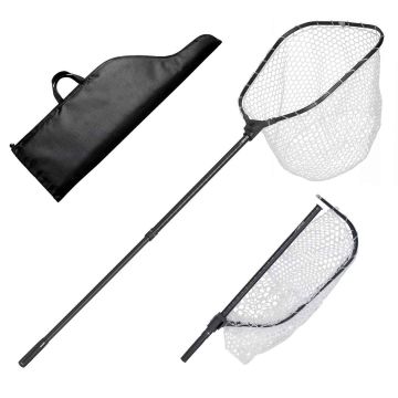 Folding fishing pole VEVOR DT-001, telescopic handle, 84 × 25 × 5 cm