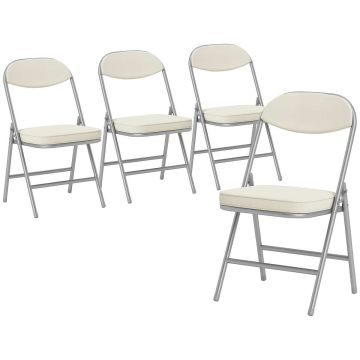 Folding chairs, 4 pcs, 48.5 × 82 × 45 cm