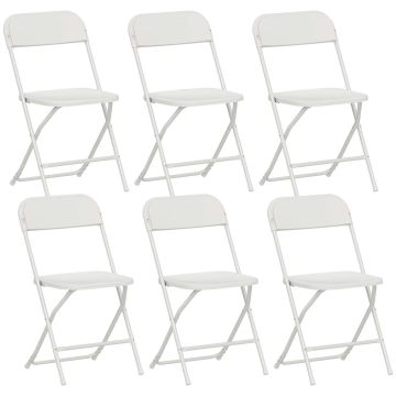 Folding chairs, 6 pcs, 45 × 79.5 × 49 cm